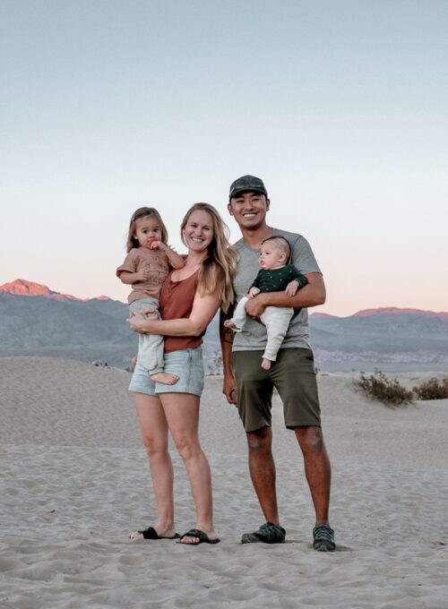 A campervan road trip to Death Valley with a 3-month-old and a toddler