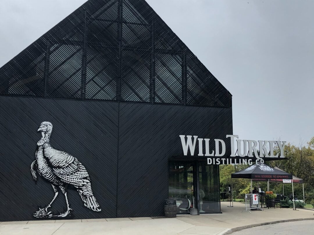 The exterior of the Wild Turkey distillery in Kentucky