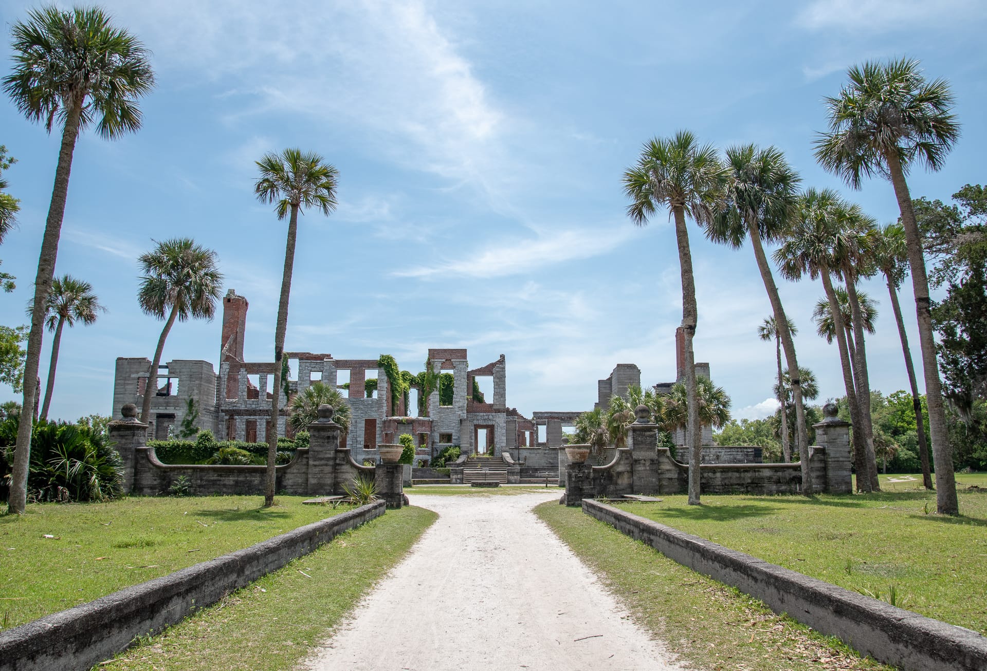 Dungeness ruins at Cumberland Island National Seashore