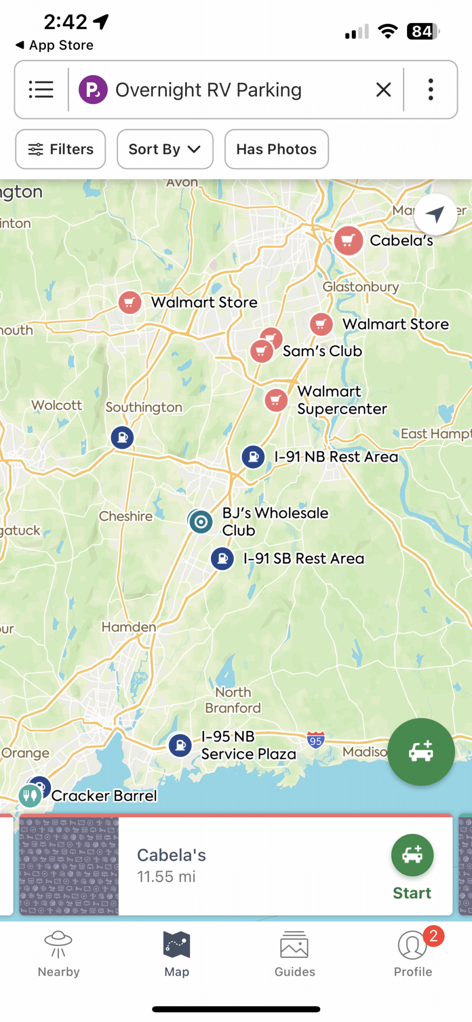 Overnight RV Parking at Rest Stops Roadtrippers