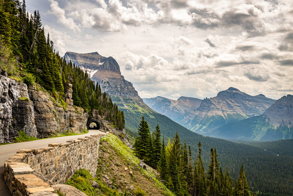 Going to the Sun Road in Glacier should top any road trip USA list