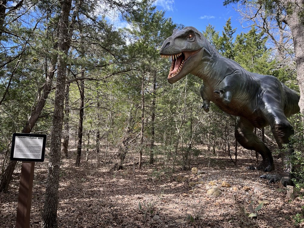 Dinosaur Park in Cedar Creek, TX