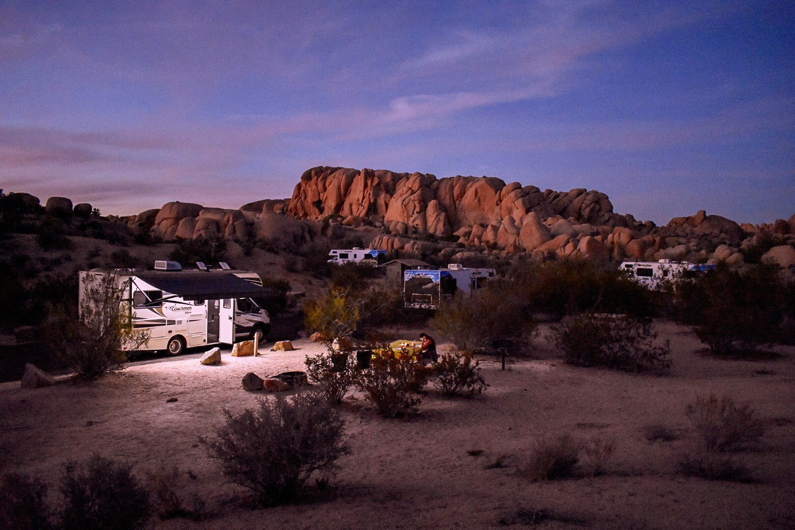 Jumbo Rocks Campground in Joshua Tree