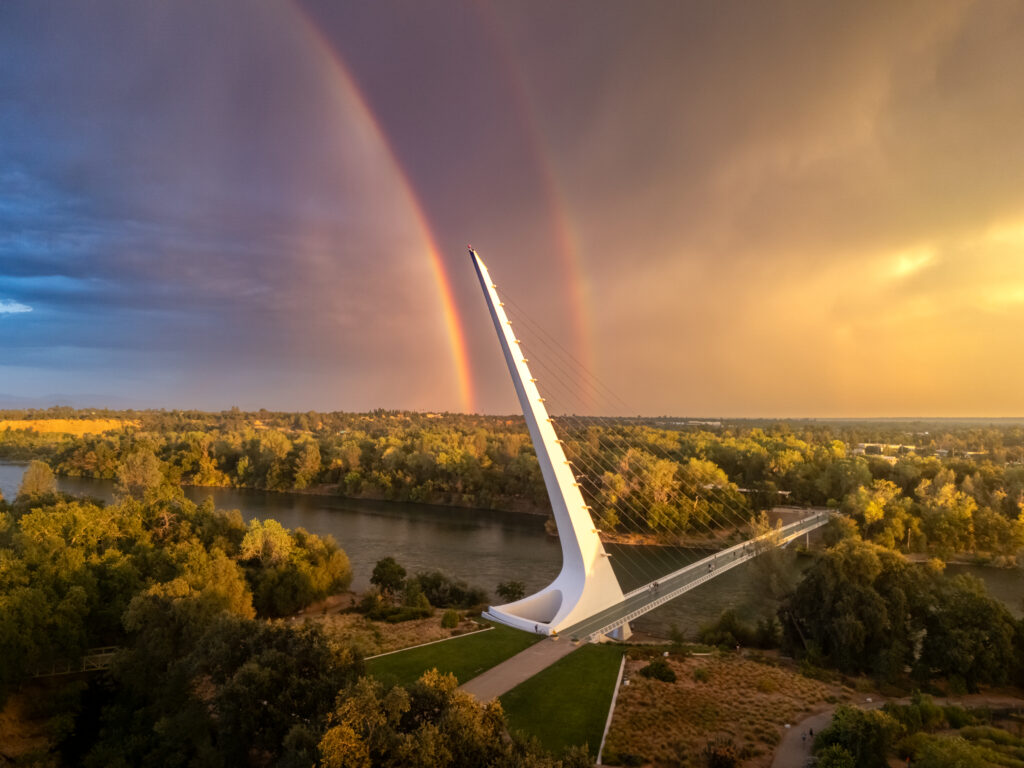 Sundial Bridge in Redding, CA