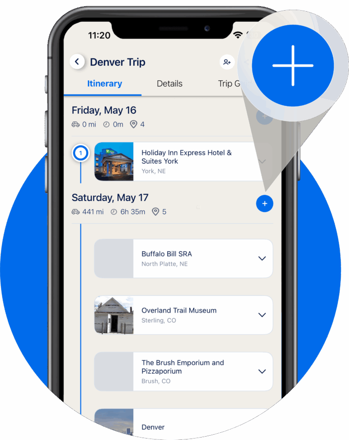 Add up to 150 stops per trip