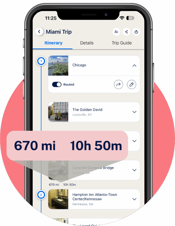 Customize your route