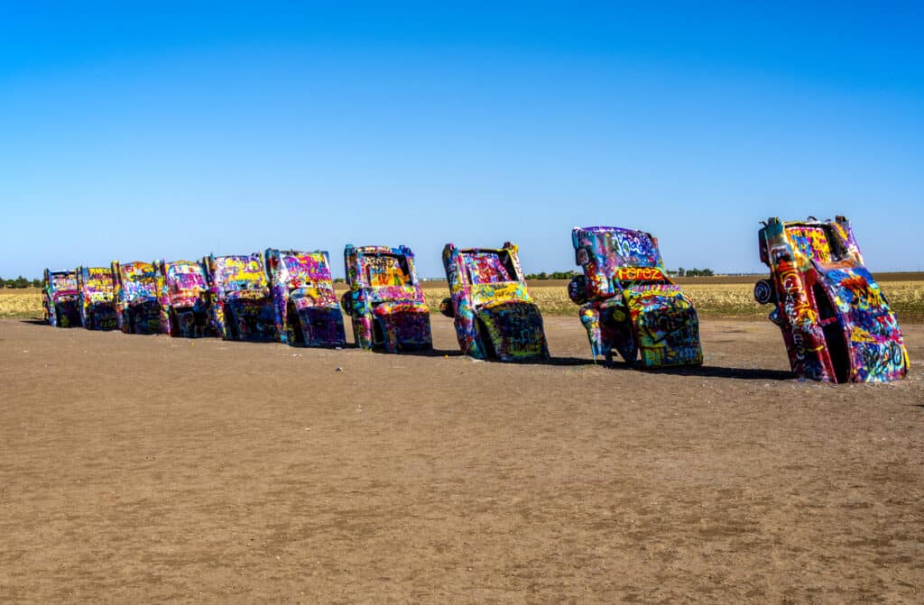 Cadillac Ranch in Amarillo, TX