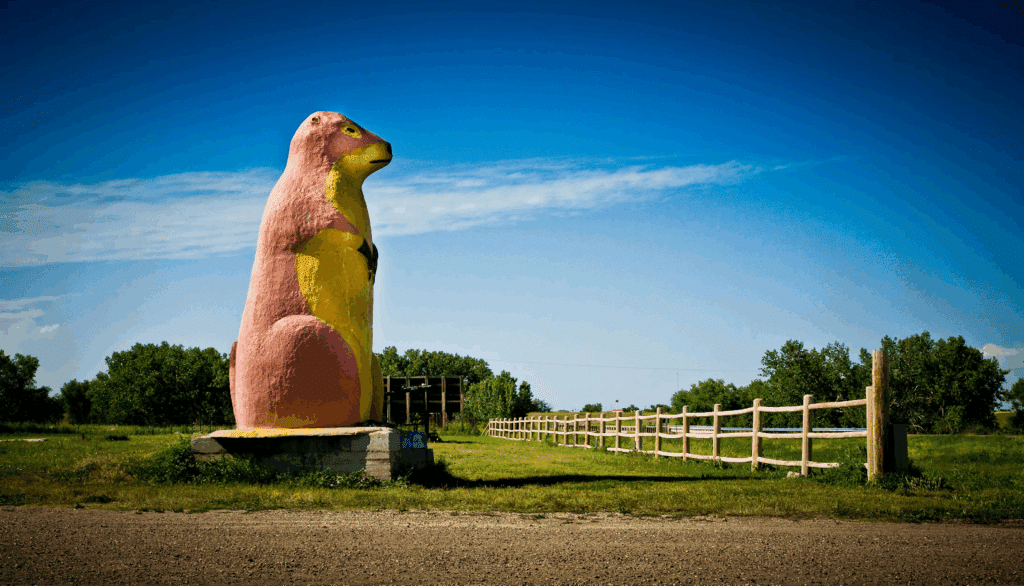 Giant Concrete Prairie Dog, South Dakota